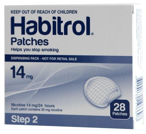 Habitrol Patches Stop Smoking Aid Patches - 28 Each (Step 2 - 14 Mg)
