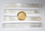 New Age Imports, Inc. ~ Premium Quality Selenite Sticks 7-8'' Size- 1 LB. Great for Wicca, Reiki, Healing, Metaphysical, Chakra,