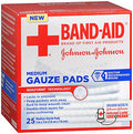 Johnson & Johnson Red Cross Hospital Grade Gauze Pads 3x3 - 25 ct