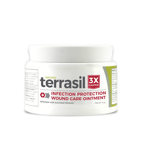 terrasil Wound Care 3X - Wound Healing Ointment, Relief from Bed Sores, Pressure Sores, Ulcers, Blisters, Cuts, Scrapes, & Burns