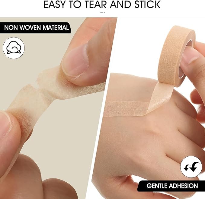 Rose Romee 8 Rolls Nose Tape for Rhinoplasty Shaping, Micropore Tape, Paper Tape Medical, Flexible Surgical Bandages, Self Adhes