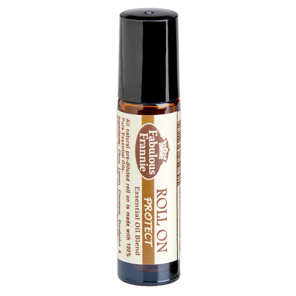 Fabulous Frannie Protect Pre-Diluted Essential Oil Blend Roll-On (Comparable to Young Livings Thieves Blend) Made with Cinnamon