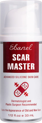 Ebanel Advanced Silicone Scar Gel with Onion Extract, Allantoin, Emu Oil, Vitamin E, Medical-Grade Scar Cream for Old & New Scar