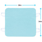 2 Pack Bed Pads for Incontinence Positioning Bed Pad with Handles for Lift and Transfer Reusable Waterproof Bed Pads Washable In