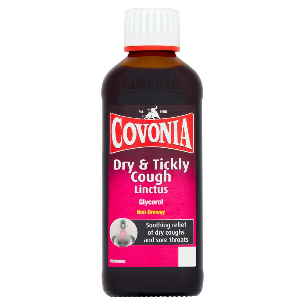 Covonia Dry & Tickly Cough Linctus Mixture Syrup, 150ml