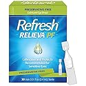 Refresh Relieva PF Lubricant Eye Drops, Preservative-Free, 0.01 Fl Oz Single-Use Containers, 30 Count