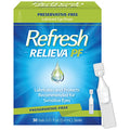 Refresh Relieva PF Lubricant Eye Drops, Preservative-Free, 0.01 Fl Oz Single-Use Containers, 30 Count