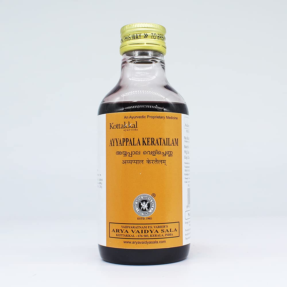 Ayyappala Kera Tailam200Ml, (Pack Of 1), Of Arya Vaidya Sala Kottakkal And Get Golden Oldie Herbs, Sukanthi Pills1Gm