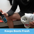 Clean Kick Stopem Smelling Organic Odour Eliminator for Soccer Boots, 250ml, Athletic Footwear Deodouriser with Peppermint Scen