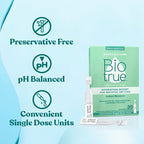 Biotrue Hydration Boost Eye Drops for Irritated, Dry Eyes in Single Dose Vials from Bausch + Lomb, Instant Moisture, Preservativ