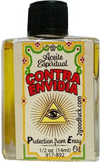 2GoodLuck Protection from Envy, Spiritual Oil with 1 Dram Perfume Set for Magic and Rituals. Contra Envidia, Aceite Espiritual p