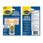 Dr. Scholl's Liquid Corn & Callus Remover, 0.33 Ounce // Removes Corns & Calluses Fast with Cushions That Provide Protection Aga