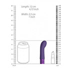 Royal Gems Bijou Curved Bullet Vibr Pur ROY007PUR