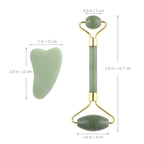 Gua Sha Facial Tools Guasha Tool Gua Sha Jade Stone for Face Skincare Facial Body Acupuncture Relieve Muscle Tensions Reduce Puf
