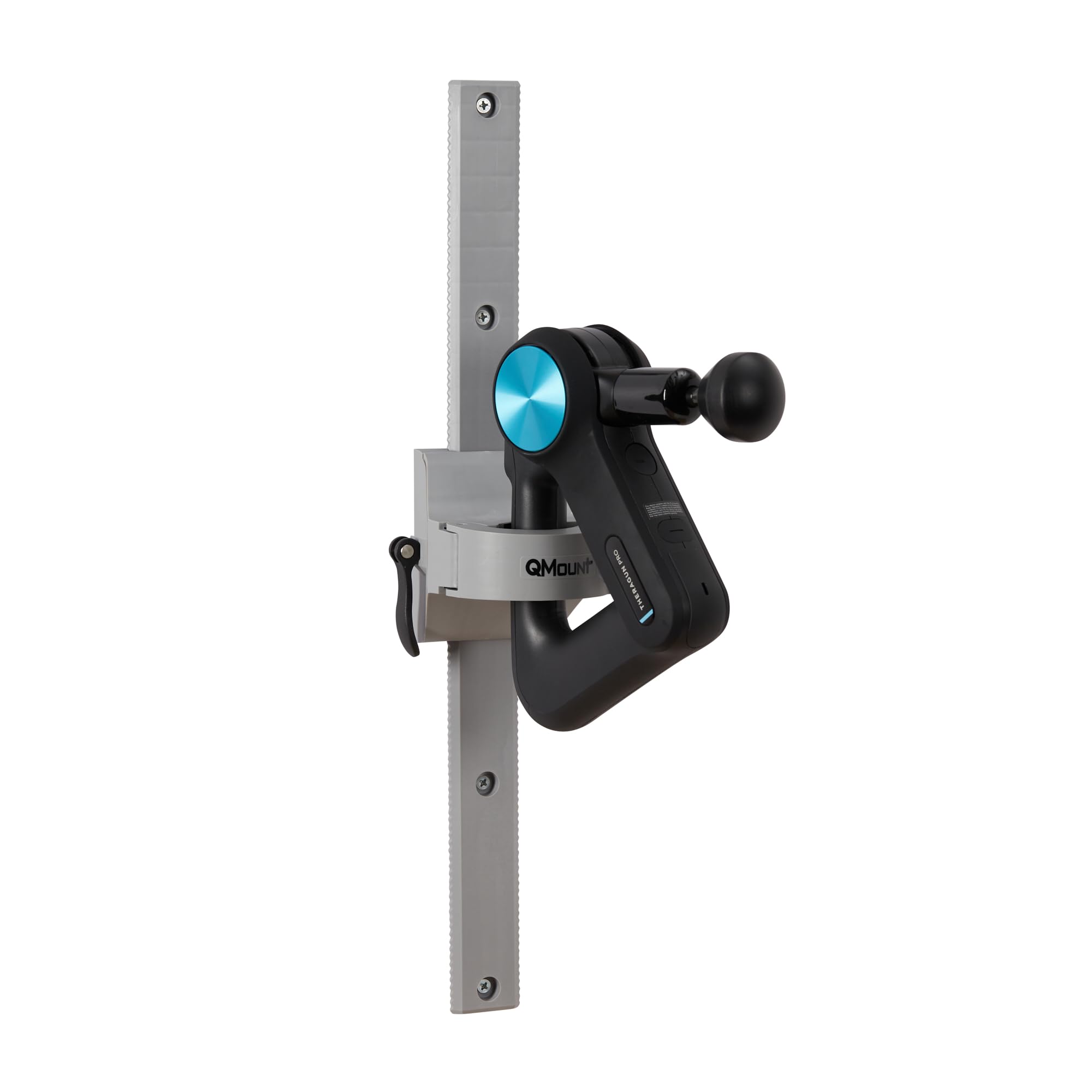 QMount Adjustable Massage Gun Wall Mount - Massage Gun Holder for Hands Free Self-Massage - Compatible with Nearly All Massage G