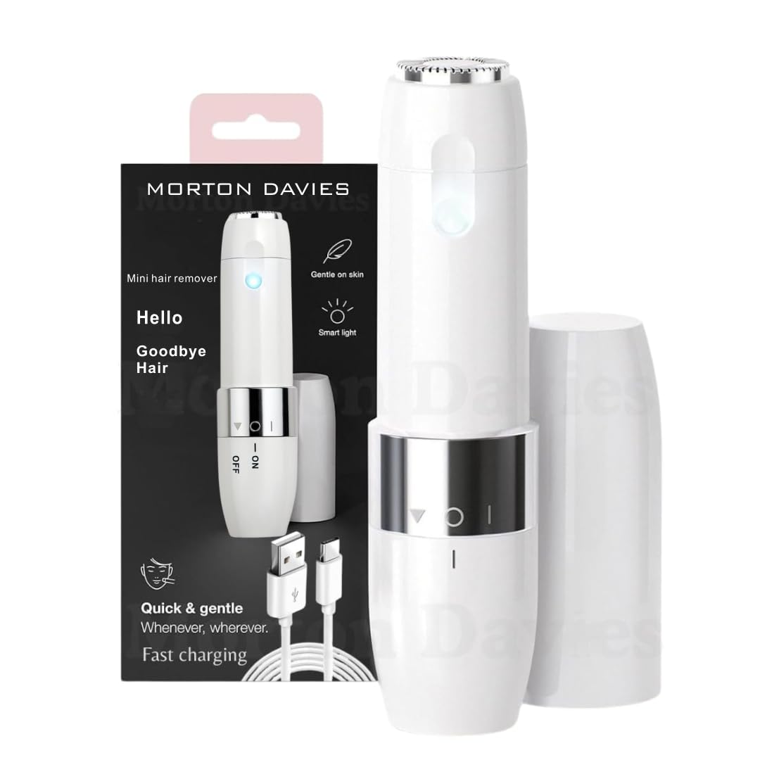 Face Mini Hair Remover Electric Facial Hair Remover For Women, Quick, Instant, Gentle, Painless, Smooth Skin For Upper Lips, Chi