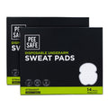 Peesafe Sweat Pads For Underarms Women & Men (14 Pairs X 2) 28 Pads | Straight | Prevents Stains | Absorbs Sweat & Unpleasant Od