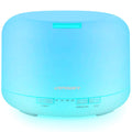 URPOWER Upgraded 500ML Essential Oil Diffuser Humidifiers Ultrasonic Aromatherapy Diffusers with 4 Timer Settings and Waterless 
