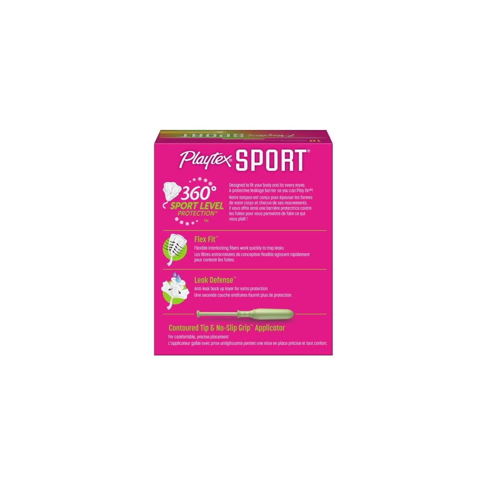 Playtex Unscented Sport Tampons 18 Count,