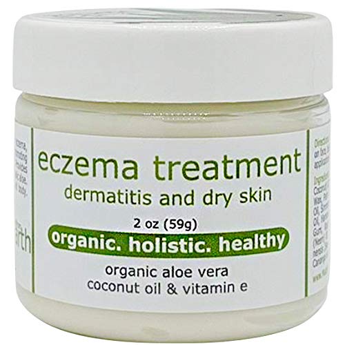Made from Earth Eczema Cream for Dry Dermatitis Skin with Aloe & Vitamin E, 2oz
