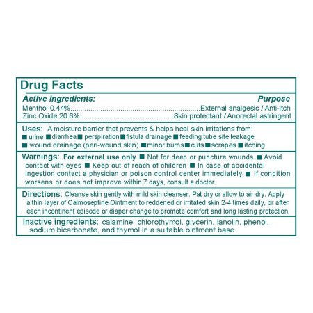 Calmoseptine Ointment Tube to Heal Skin Irritations - 4 Oz (Pack of 5)