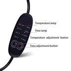 Heated Eye Mask Electric USB Heating Eye Mask Steam Eye Mask, Adjustable Temperature Warm Heated Eye Massage Relieve Dry Eyes Fa