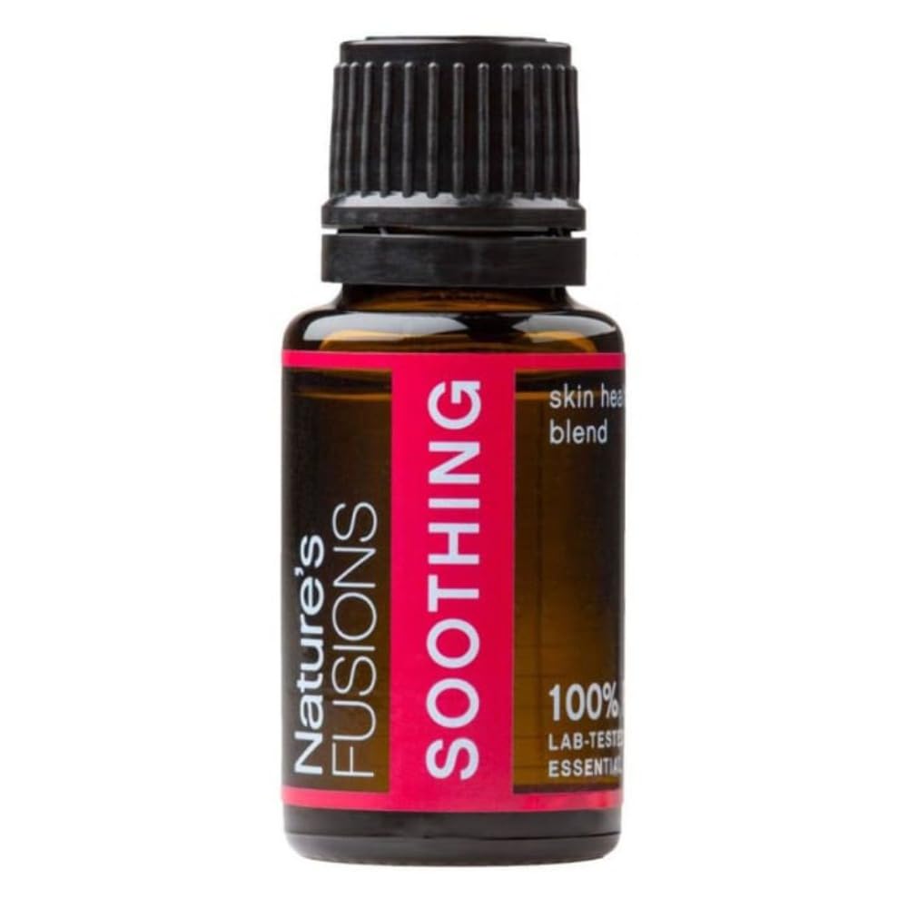 Natures Fusions Soothing, 100% Pure and Natural Essential Oil Blend for Aromatherapy and Topical Use, .5 Fl Oz (Pack of 1) (15 