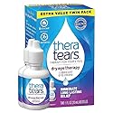 TheraTears Dry Eye Therapy Lubricating Eye Drops for Dry Eyes, 1 fl oz bottle Twin Pack, (2 x 30mL Bottles)
