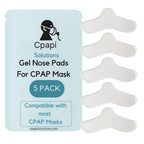 CPAPi Solutions CPAP Gel Nose Pads 5 Pack by CPAPi Solutions - Soft Cushion for CPAP Mask Comfort - Helps Prevent Irritation, Re