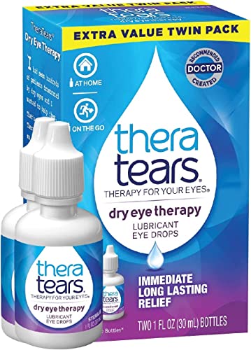 Theratears Lubricant Eye Drops - 1 Oz, Pack Of 2