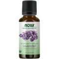 NOW Essential Oils, Organic Lavender Oil, Soothing Aromatherapy Scent, Steam Distilled, 100% Pure, Vegan, Child Resistant Cap, 1