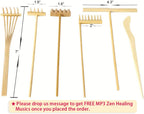 BangBangDa Mini Zen Garden Accessories - Tabletop Zen Garden Tools - Zen Garden Kit Rakes and Zen Stamp for Office Mini Zen Gard