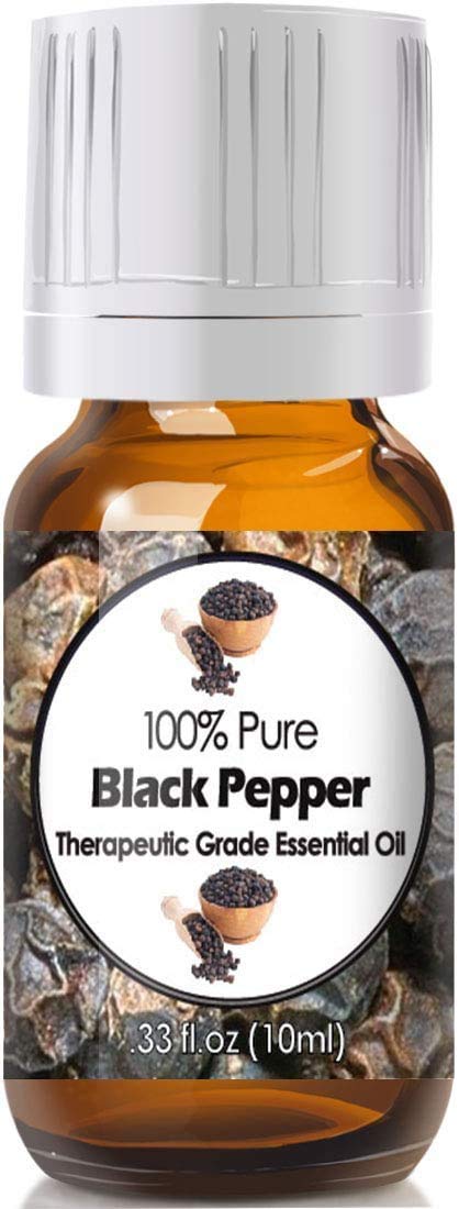 Diffuse Essential Oils 10ml - Black Pepper Essential Oil - 0.33 Fluid Ounces