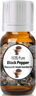 Diffuse Essential Oils 10ml - Black Pepper Essential Oil - 0.33 Fluid Ounces