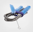 CPAP Soap Clean Start Kit - Wash Basin, 2-Piece Cleaning Brush Set with Flexible Soft Bristles, and Hose Hanger with Suction Cup