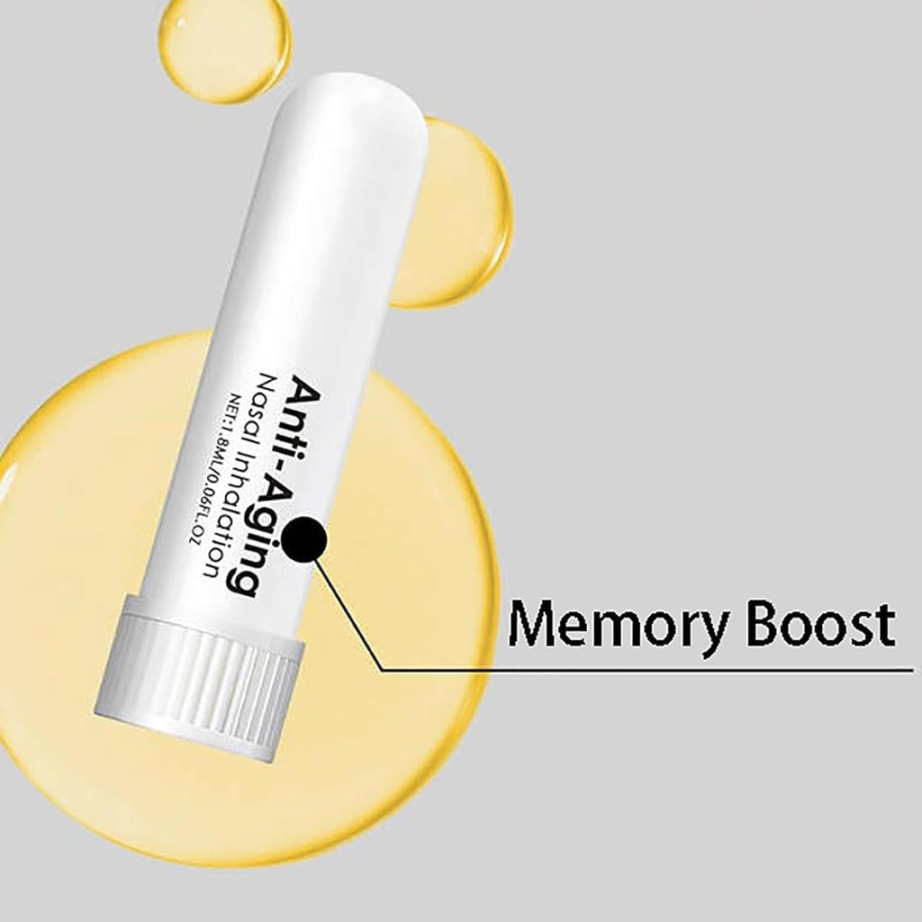 Aohoyaca Inhaler, Memory Boost, Inhaler for Memory, Clean Your Nose and Enjoy Fresh Air,Natural Ingredientsrefreshing Nasal Inha