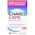 Charcocaps Anti-Gas Dietary Supplement Formula 36 Capsules