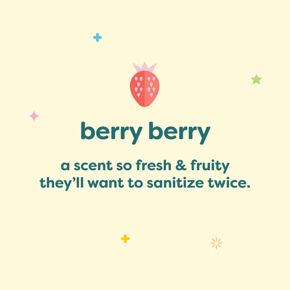 Babyganics Foaming Pump Hand Sanitizer, Alcohol Free, Berry Berry, Kills 99.9% of Common Bacteria, Moisturizing, 8.45 Fl Oz (Pac