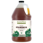 Banyan Botanicals Pitta Massage Oil - Organic Massage Oil Infused with Ayurvedic Herbs - with Gotu Kola and Guduchi (Tinospora c