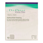 ConvaTec DuoDERM Extra Thin Control Gel Formula 4x4 Hydrocolloid Sterile Adhesive Dressing for Superficial Wounds, Low Friction,