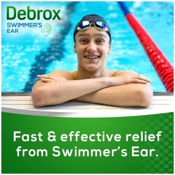 Debrox Swimmer's Ear Drying Drops for Adults & Kids, 1 Fl oz. (Pack of 4)