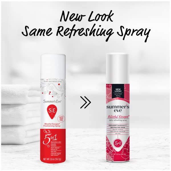 Summer's Eve Feminine Deodorant Freshening Spray, Blissful Escape 2 Ounce (Pack of 6)