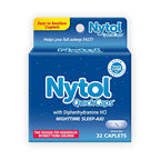 Nytol Quick Caps Nighttime Sleep Aid, Helps You Fall Asleep Fast, 32 Caplets