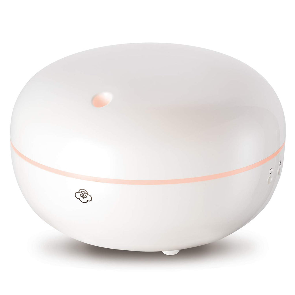 Serene House Ultrasonic Macaron Aromatherapy Essential Oil Cool Mist Diffuser - Optional Warm White, Calming Ambient Light Displ