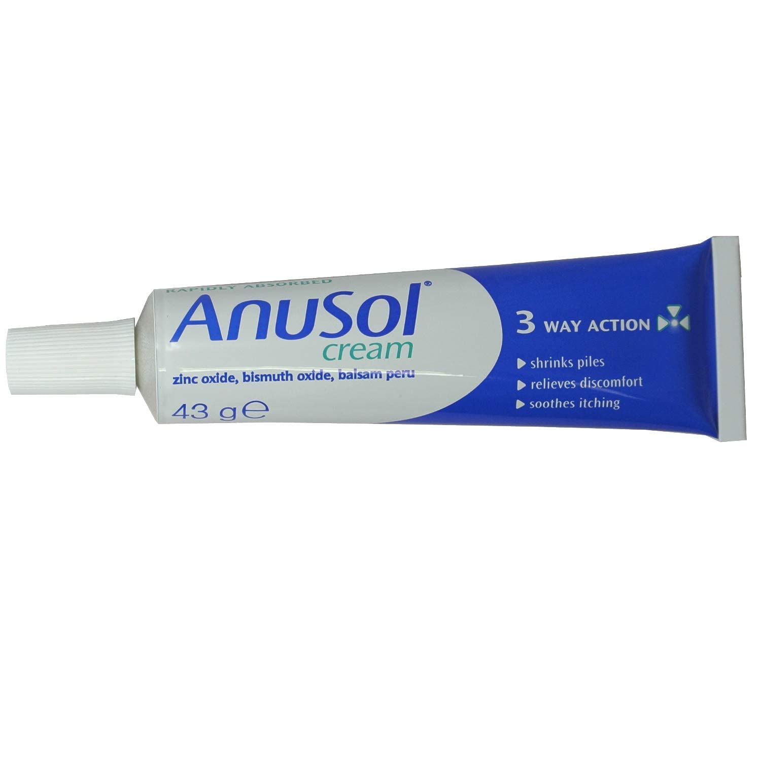 Anusol 43g SOY Cream - Whole Body Skin Moisturizer for All Skin Types, Damage Control &amp; Pore Treatment, 1.51 oz