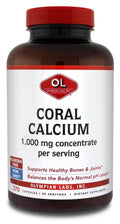 Olympian Labs Coral Calcium | 1G Per Serving | 1000 Mg | 270 Capsules Supporting Healthy Bones And Joints