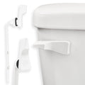 Qualihome Toilet Tank Flush Lever Replacement for American Standard (White, Straight Arm)