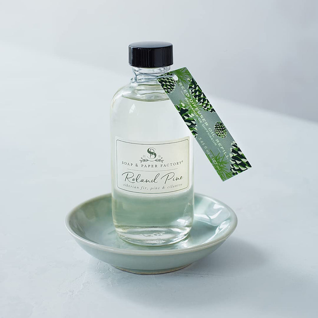 Soap & Paper Factory Roland Pine 3.65 Oz Reed Diffuser Oil Refill