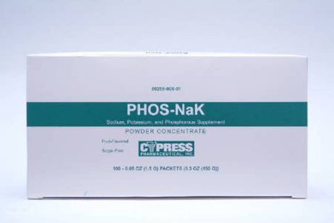 Cypress Pharmaceutical Inc Phos-Nak Powder - 100/box - Qty of 100 - Model OTC00601