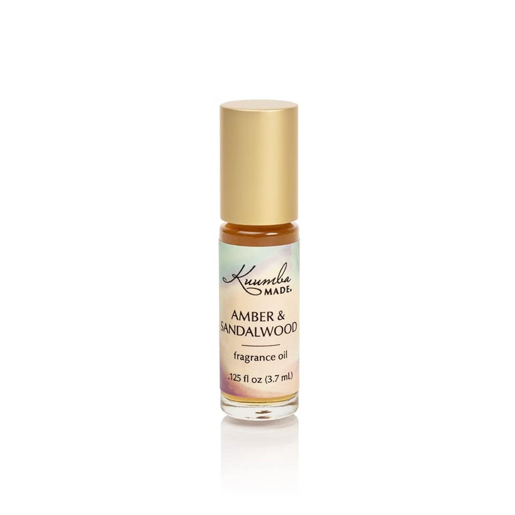 Kuumba Made Amber & Sandalwood Fragrance Oil Roll-On 0.125 fl oz (3.7m ...
